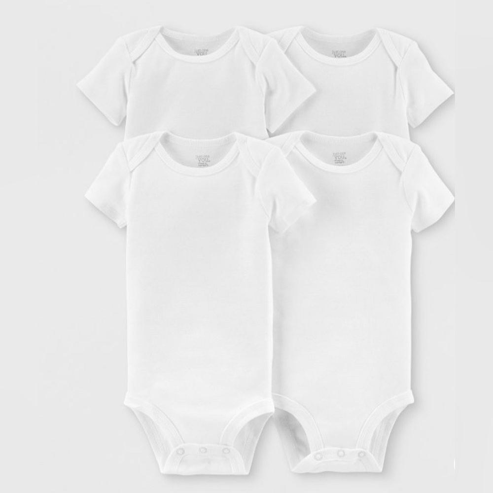 Carter's Just One You Baby 4pk Short Sleeve Bodysuit